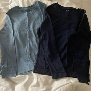 H&M three pack long sleeve